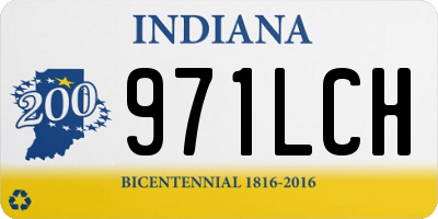 IN license plate 971LCH