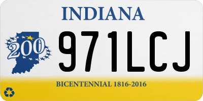 IN license plate 971LCJ