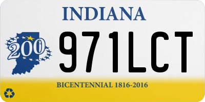 IN license plate 971LCT