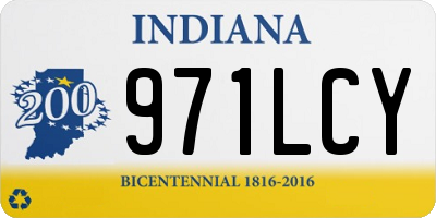 IN license plate 971LCY