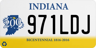 IN license plate 971LDJ