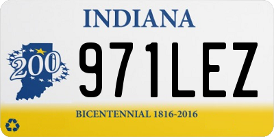 IN license plate 971LEZ