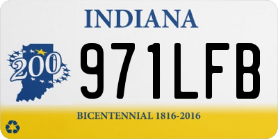 IN license plate 971LFB