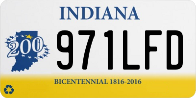IN license plate 971LFD