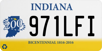 IN license plate 971LFI