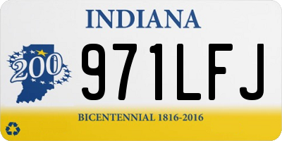 IN license plate 971LFJ
