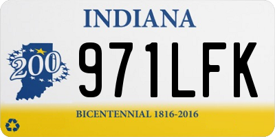 IN license plate 971LFK