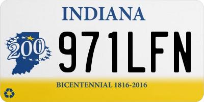 IN license plate 971LFN