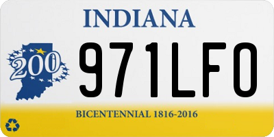 IN license plate 971LFO