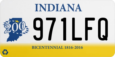 IN license plate 971LFQ