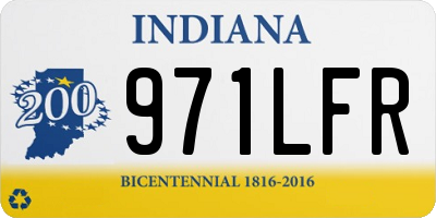 IN license plate 971LFR