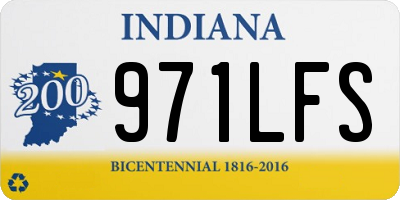 IN license plate 971LFS