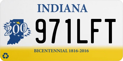 IN license plate 971LFT