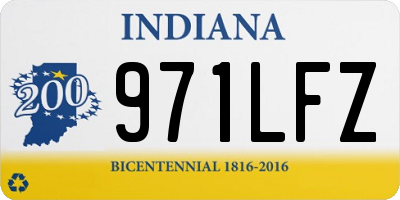 IN license plate 971LFZ