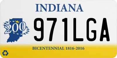 IN license plate 971LGA