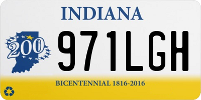 IN license plate 971LGH
