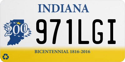 IN license plate 971LGI