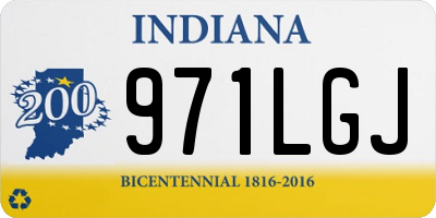 IN license plate 971LGJ