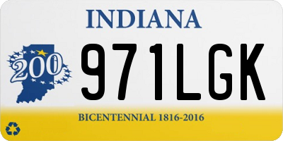 IN license plate 971LGK