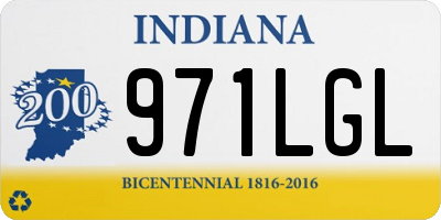 IN license plate 971LGL