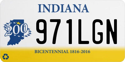 IN license plate 971LGN