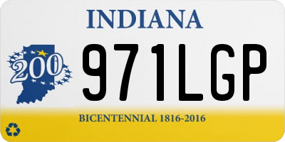 IN license plate 971LGP