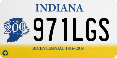 IN license plate 971LGS