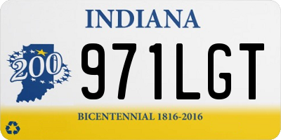 IN license plate 971LGT
