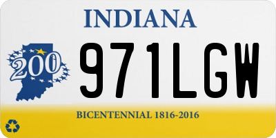 IN license plate 971LGW