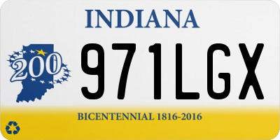 IN license plate 971LGX