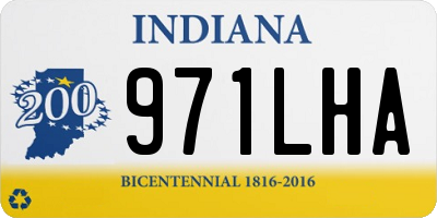 IN license plate 971LHA