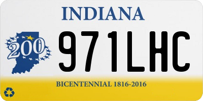 IN license plate 971LHC