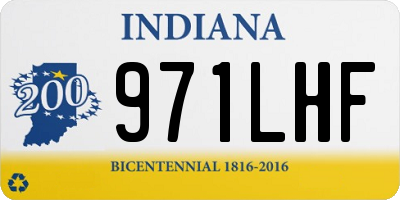 IN license plate 971LHF