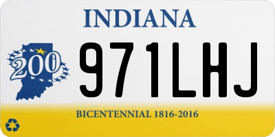 IN license plate 971LHJ