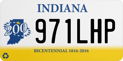 IN license plate 971LHP