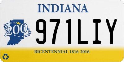 IN license plate 971LIY