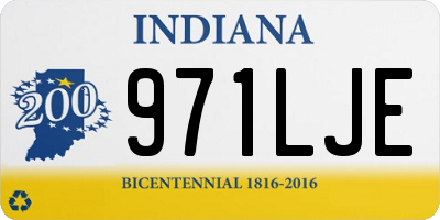 IN license plate 971LJE