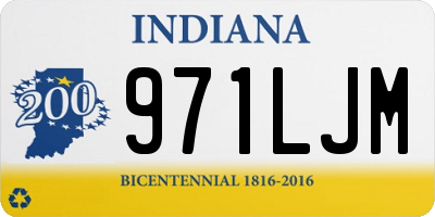 IN license plate 971LJM
