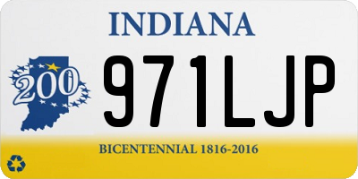 IN license plate 971LJP