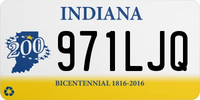 IN license plate 971LJQ