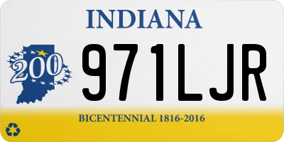 IN license plate 971LJR