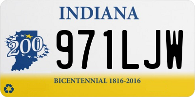 IN license plate 971LJW