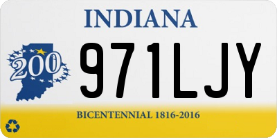 IN license plate 971LJY