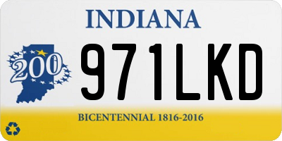 IN license plate 971LKD