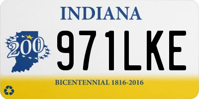IN license plate 971LKE