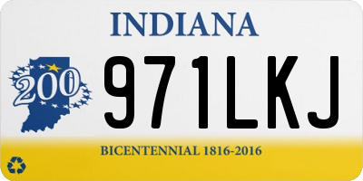 IN license plate 971LKJ