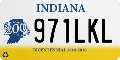 IN license plate 971LKL