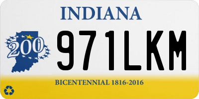 IN license plate 971LKM