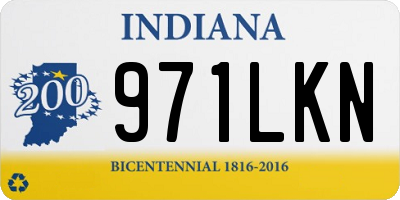 IN license plate 971LKN
