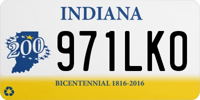 IN license plate 971LKO